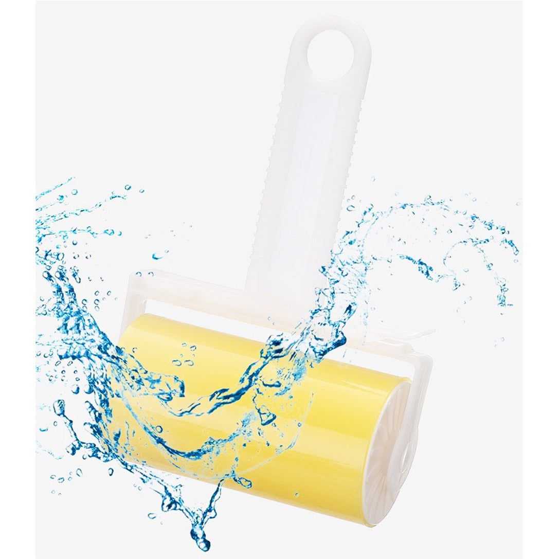 Reusable Lint Remover with water splashing on it