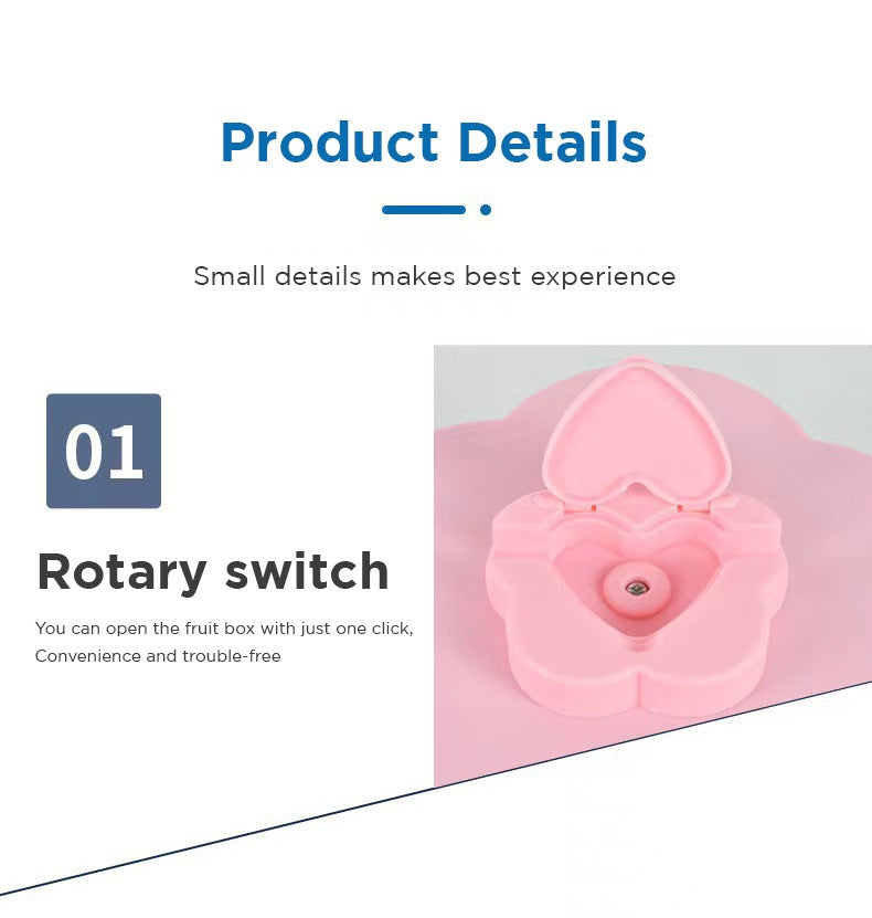 Flower Design Snack Box - Double-Layer Storage Plate for Dried Fruit, Snacks, Candy Flower Design Snack Box - Double-Layer Storage Plate for Dried Fruit, Snacks, Candy