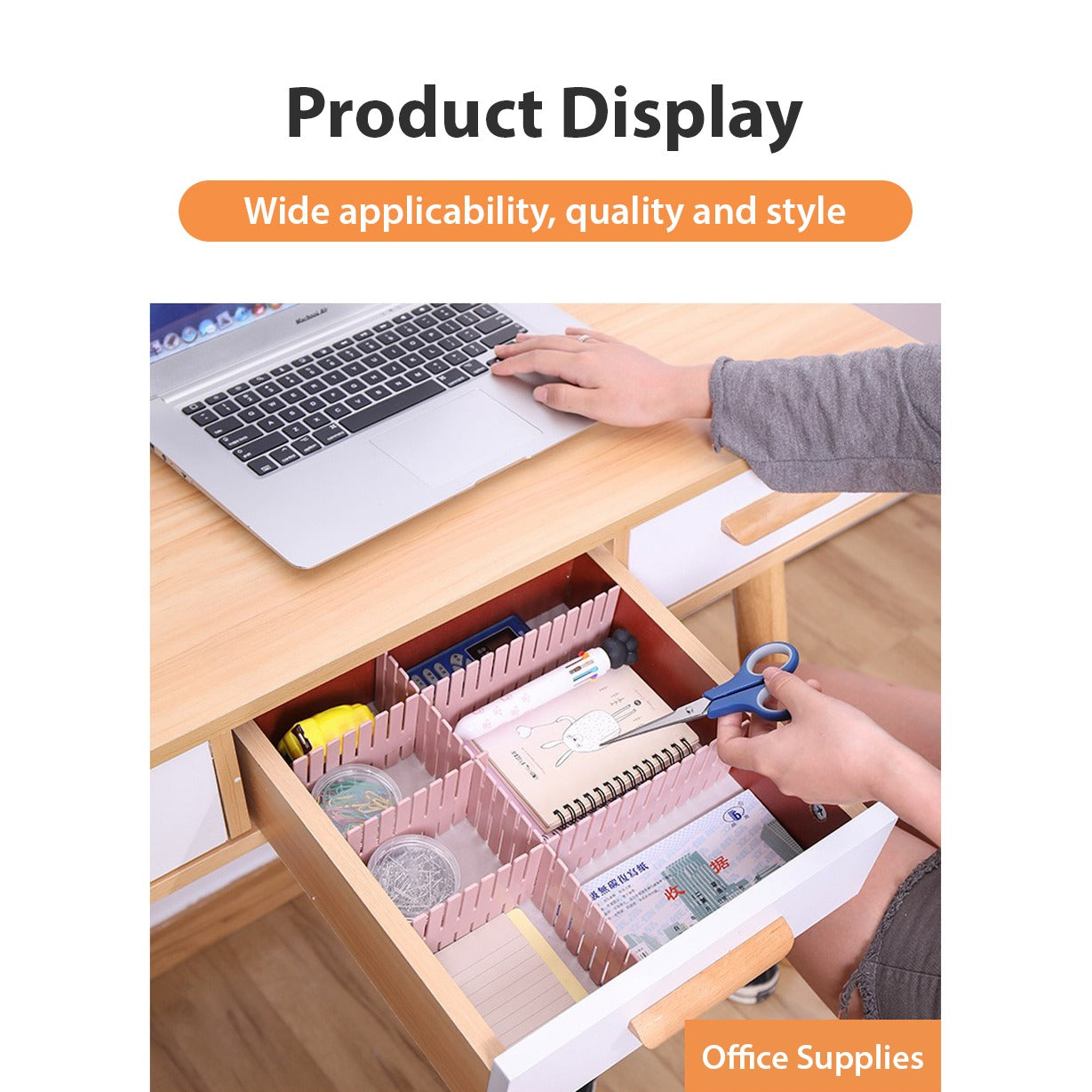 Adjustable Drawer Dividers - Product Display 