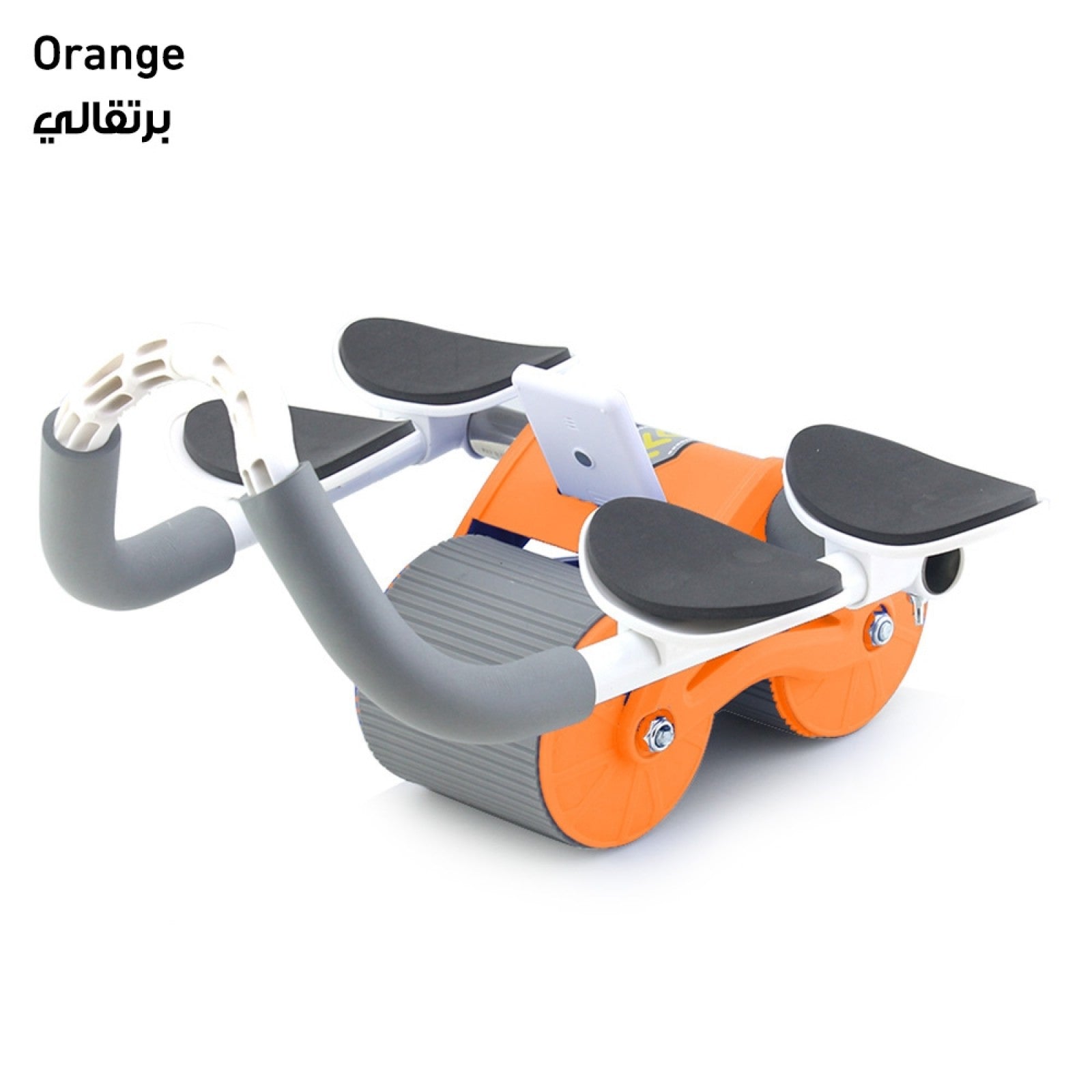 Automatic Rebound Abdominal Wheel Roller - Orange color
