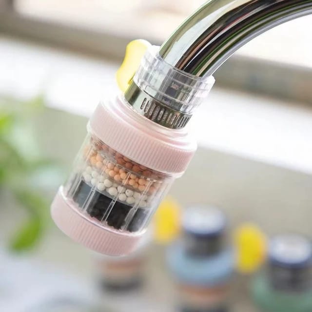 Faucet Water Purifier - Kitchen Sink Faucet Filter Head with Detachable Tap Filtration