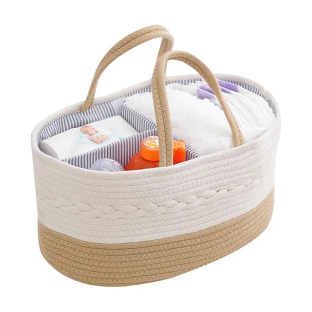 Beige color Nursery Storage Basket 