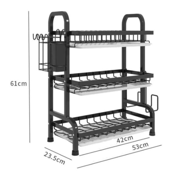 Kitchen Dish Drying Rack with its size