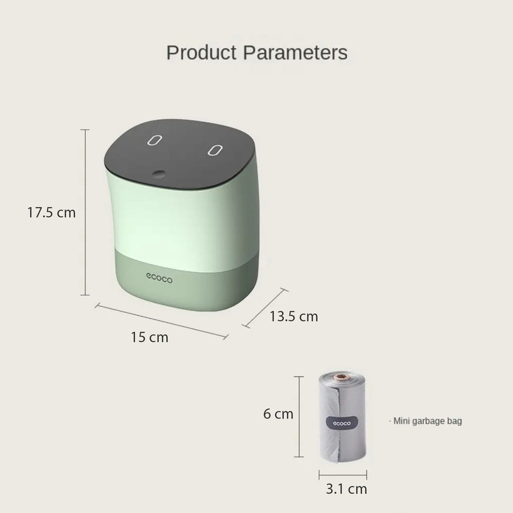 ECOCO Small Mini Desktop Waste Bin - Office Trash Can, Home Garbage Basket ECOCO Small Mini Desktop Waste Bin - Office Trash Can, Home Garbage Basket