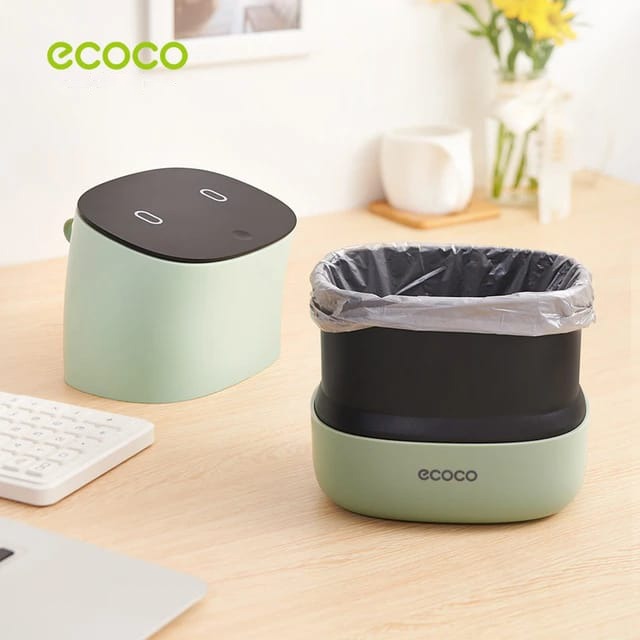 ECOCO Small Mini Desktop Waste Bin - Office Trash Can, Home Garbage Basket ECOCO Small Mini Desktop Waste Bin - Office Trash Can, Home Garbage Basket