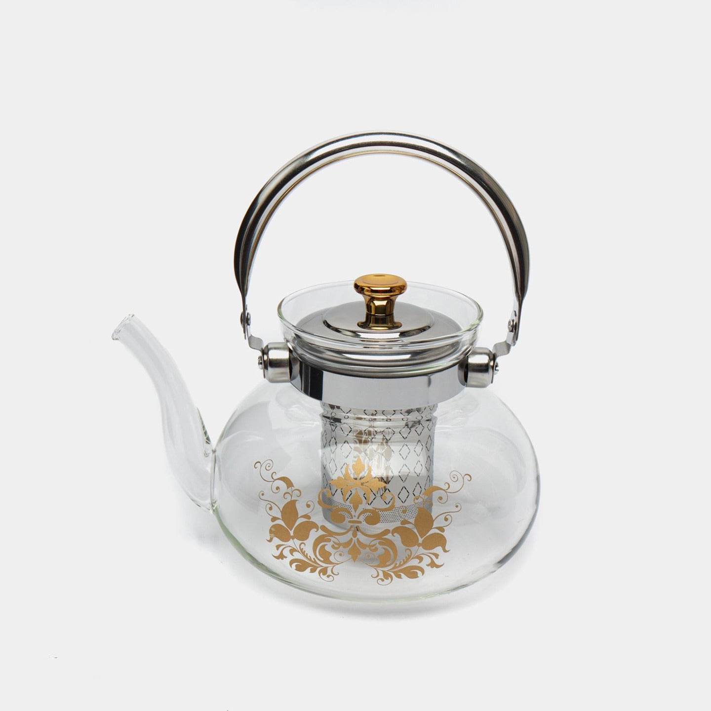 Showcasing Glass coffee Tea Pot 