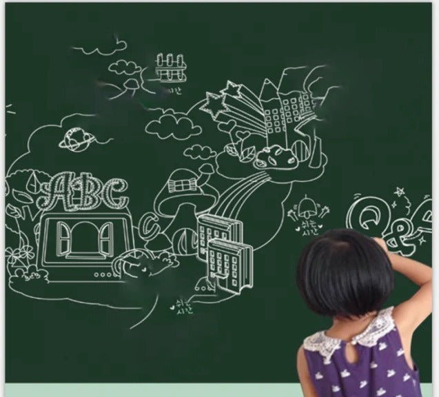 Writing Chalkboard, Whiteboard Wall Sticker, Adhesive Blackboard for Kids Room or Office Writing Chalkboard, Whiteboard Wall Sticker, Adhesive Blackboard for Kids Room or Office