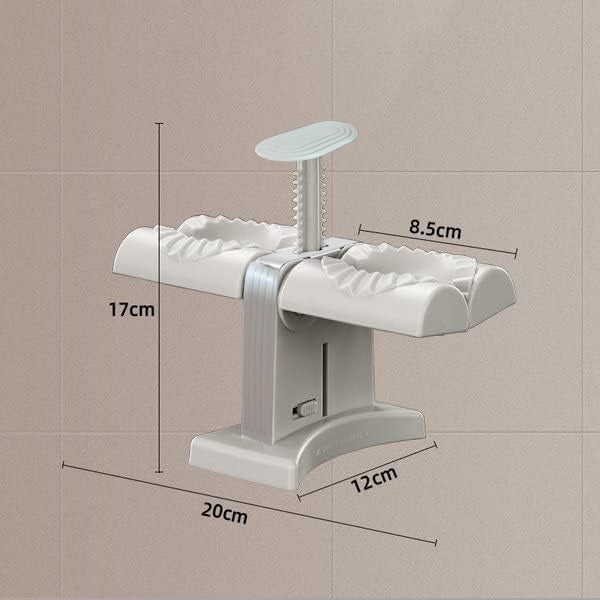  Double Head Semi Automatic Dumpling Maker Mould with its size