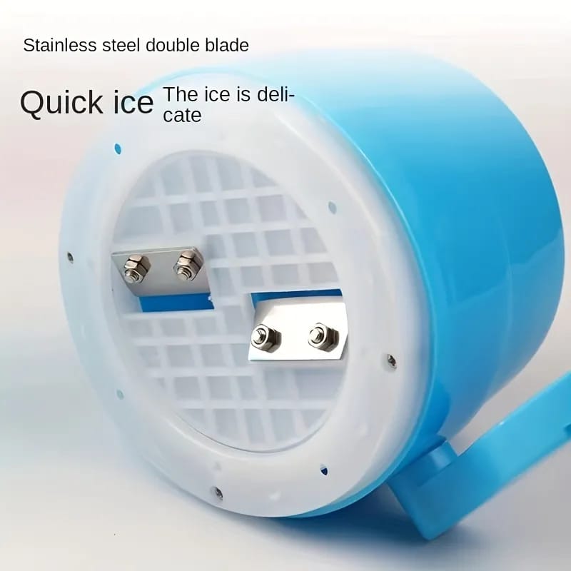Household Mini Ice Shaver Crusher Snow Cone Portable Manual Crushing Ice Machine