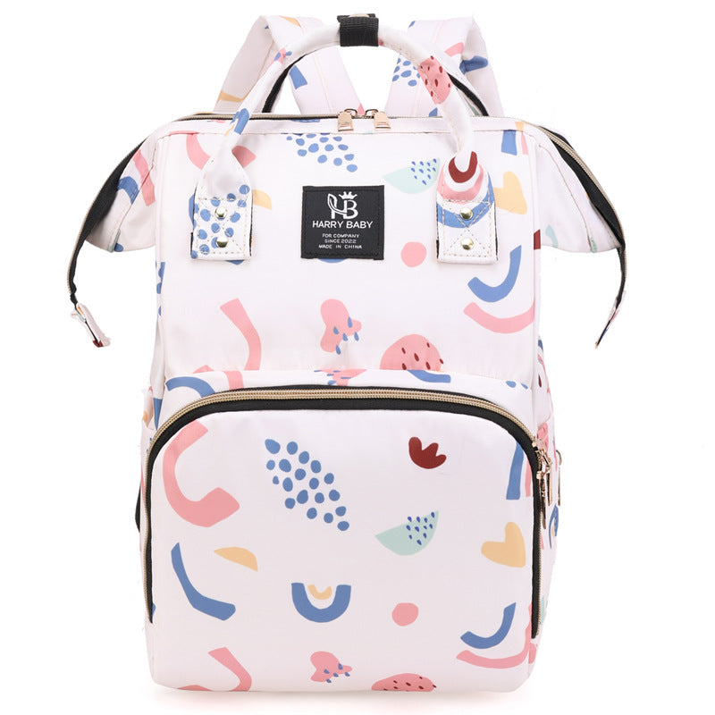 Showcasing Mother Backpack Bag in Strawberry Light Pink color design