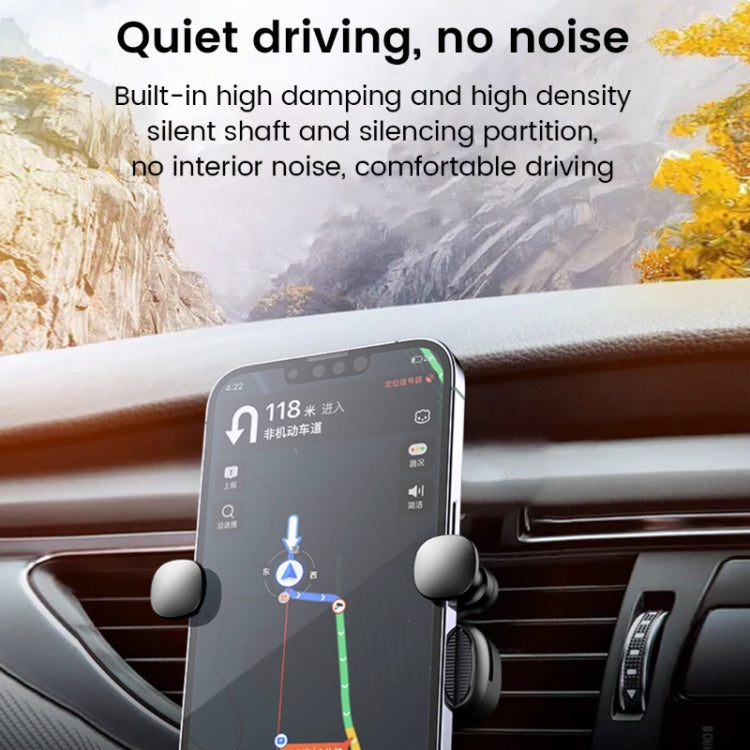 Mobile Phone Holder for Car - 360° Rotatable Gravity Sensing Smartphone Stand, Air Vent Clip Mount Mobile Cell Stand Mobile Phone Holder for Car - 360° Rotatable Gravity Sensing Smartphone Stand, Air Vent Clip Mount Mobile Cell Stand
