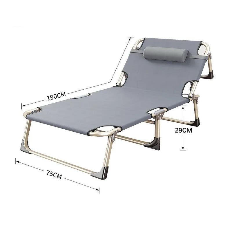 Showcasing Sun Lounger Recliner Bed with its size 