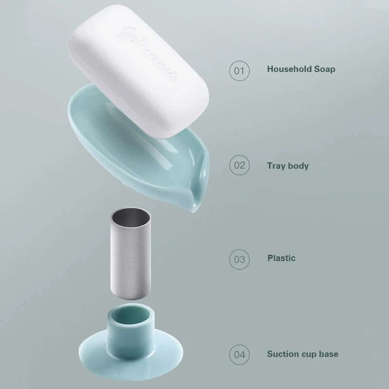 Image featuring the portions of Leaf Shaped Soap Holder