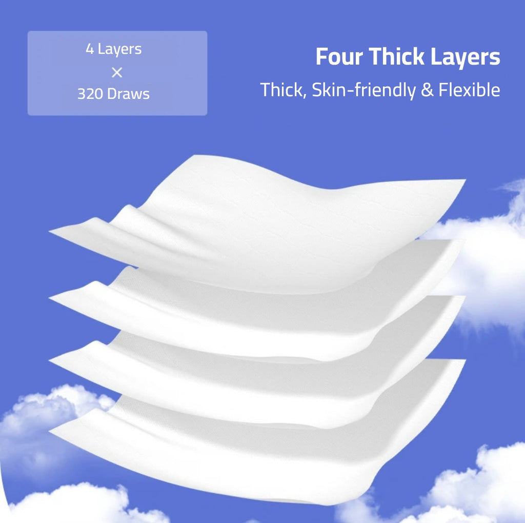 Virgin Wood Pulp Tissue Paper - 6 Pcs Pack Virgin Wood Pulp Tissue Paper - 6 Pcs Pack
