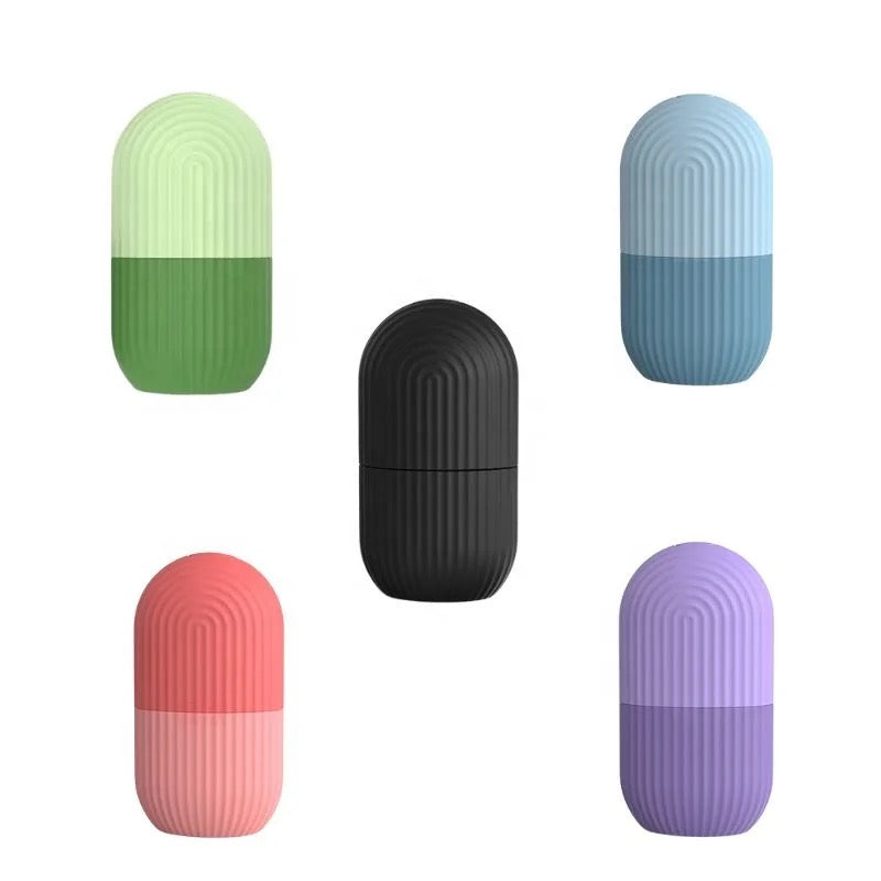Silicone Ice Roller Massager - Reusable Ice Cube Holder, Skin Care Tool for Glowing Skin Silicone Ice Roller Massager - Reusable Ice Cube Holder, Skin Care Tool for Glowing Skin