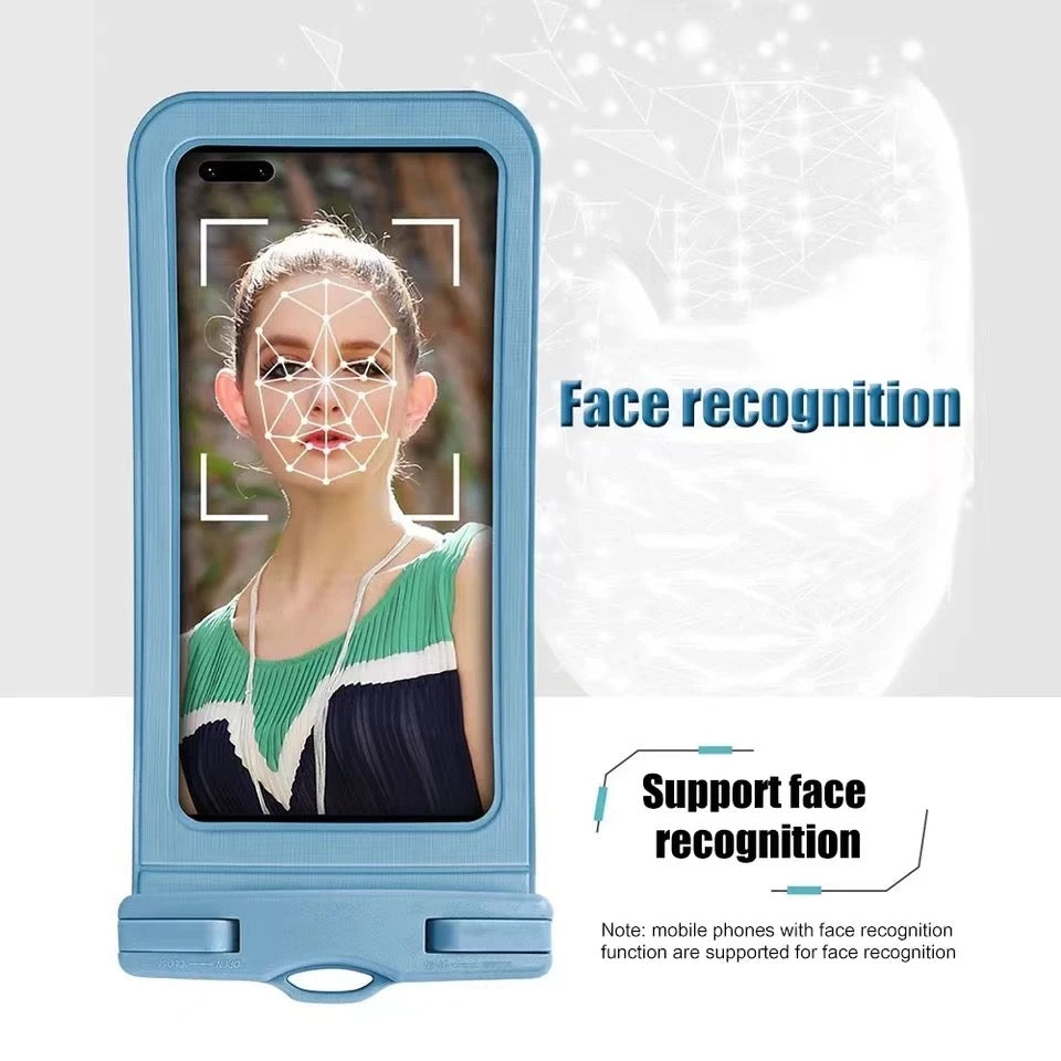  Face recognition through the Universal Waterproof Phone Bag