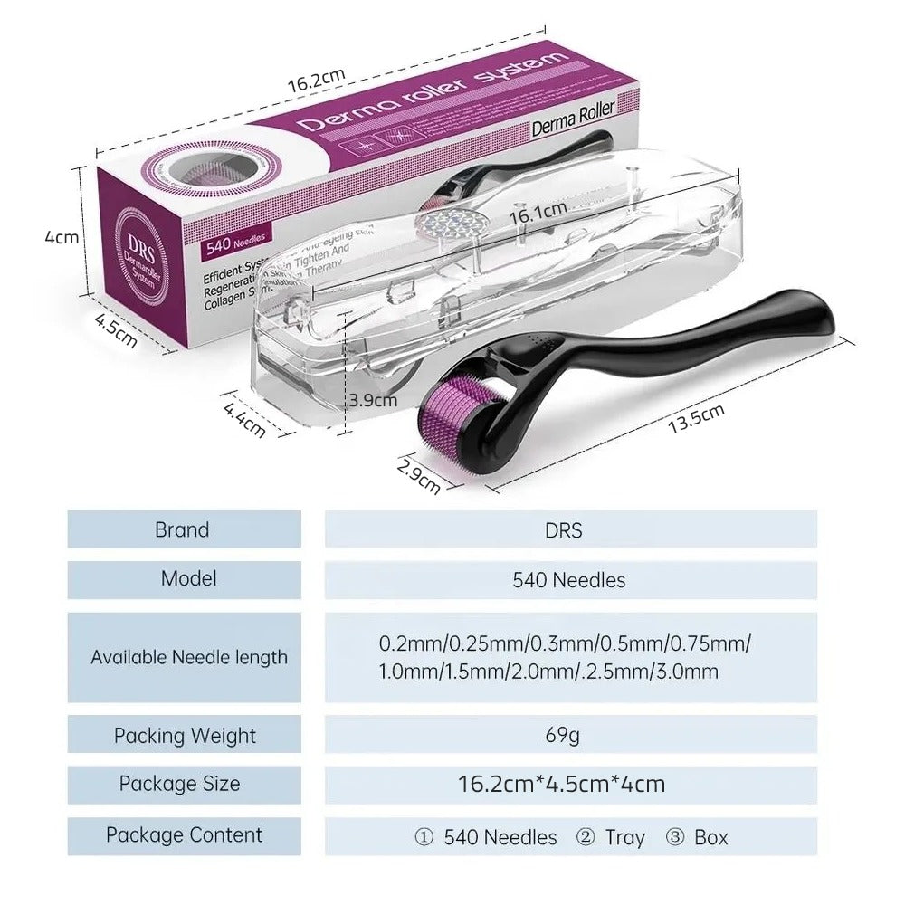  Derma Roller with its size