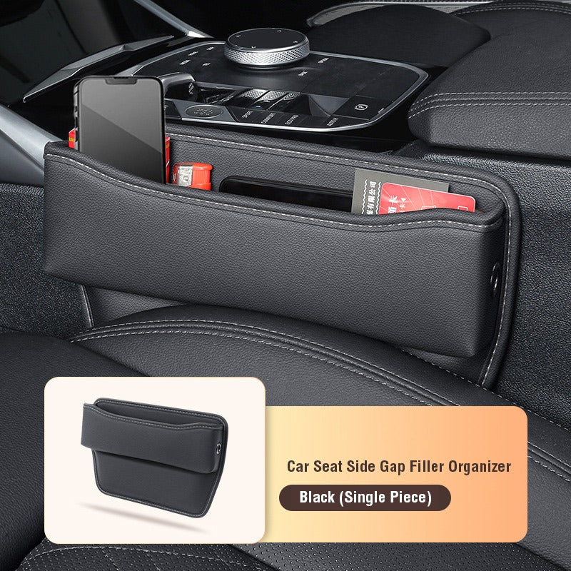 Car Seat Gap Storage Box Organizer  in black color
