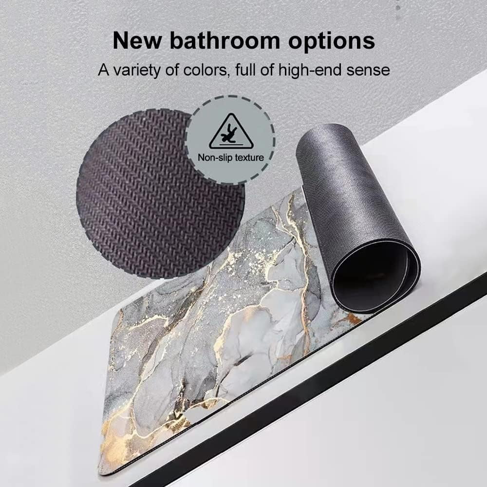 Super Absorbent Bath Mat - Ultra Soft Bathroom Floor Mat with Non-Slip Backing Super Absorbent Bath Mat - Ultra Soft Bathroom Floor Mat with Non-Slip Backing