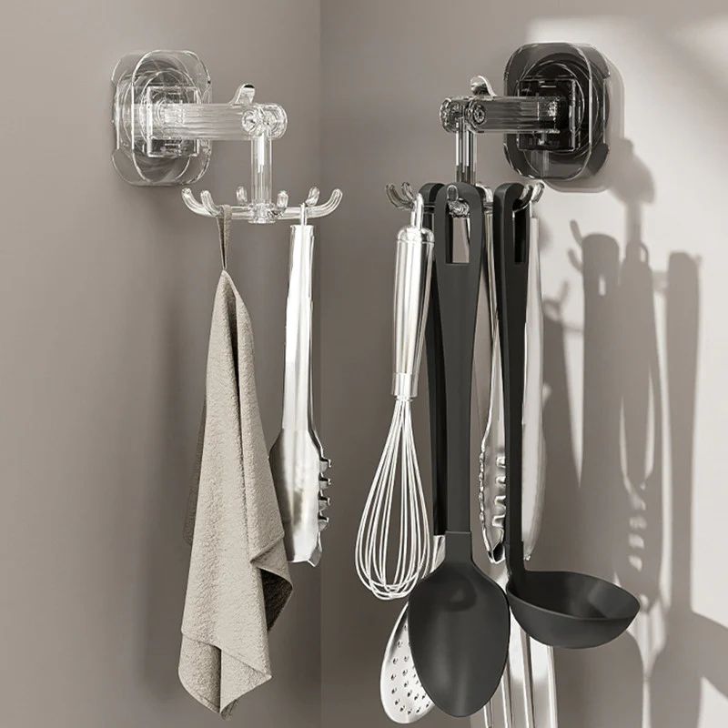 360° Rotatable Suction Cup Hook - Shower Organizer Hook for Bathroom, Kitchen 360° Rotatable Suction Cup Hook - Shower Organizer Hook for Bathroom, Kitchen