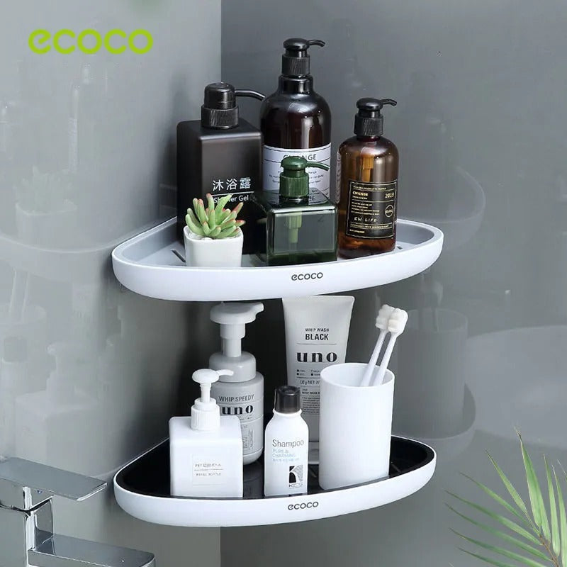 Ecoco Corner Storage Rack - Shower Shelf Storage Organizer for Bathroom, Kitchen Ecoco Corner Storage Rack - Shower Shelf Storage Organizer for Bathroom, Kitchen