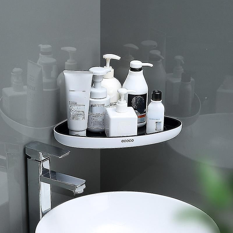 black Corner Storage Rack