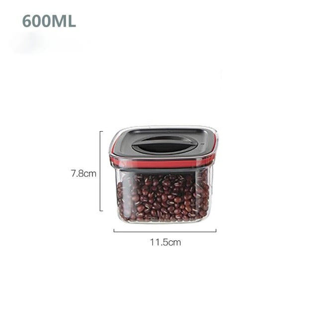 Airtight Cereal Storage Containers - Moisture-Proof Sealed Cans with Rotation Lock Airtight Cereal Storage Containers - Moisture-Proof Sealed Cans with Rotation Lock