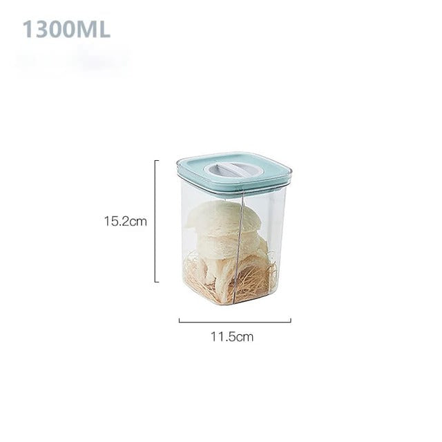 Airtight Cereal Storage Containers - Moisture-Proof Sealed Cans with Rotation Lock Airtight Cereal Storage Containers - Moisture-Proof Sealed Cans with Rotation Lock