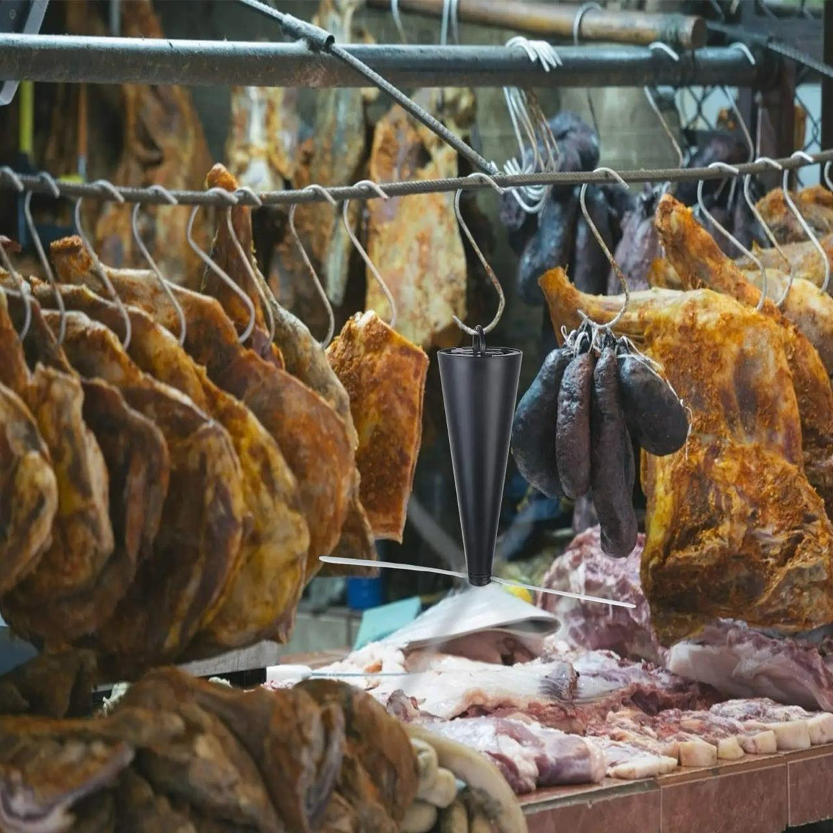  Fan Fly Repellent in meat shop