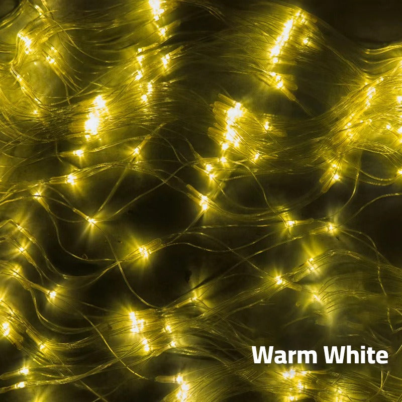 Solar LED Mesh String Lights