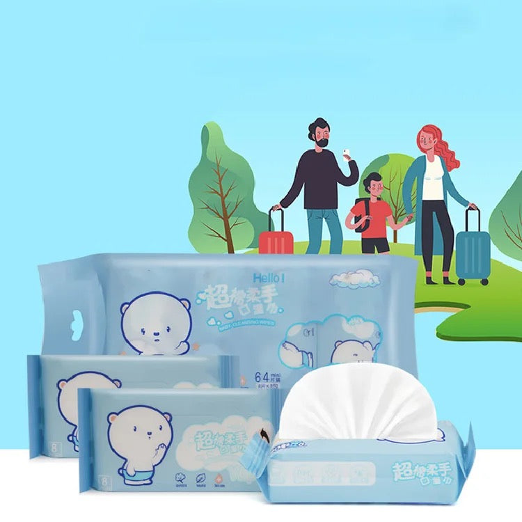 travel friendly Mini Hand and Wet Wipes