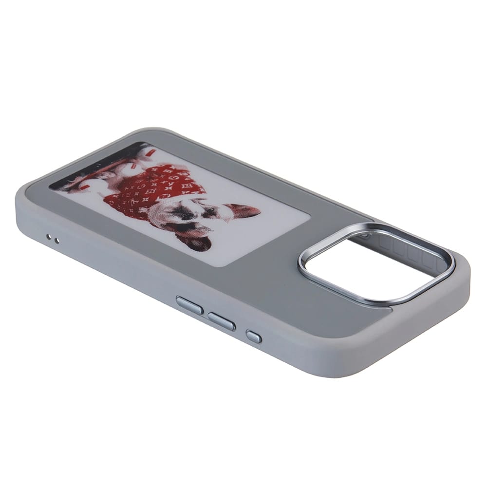 iPhone 15 Pro and 15 Pro Max Display Phone Case - E ink Case, NFC iPhone Case iPhone 15 Pro and 15 Pro Max Display Phone Case - E ink Case, NFC iPhone Case