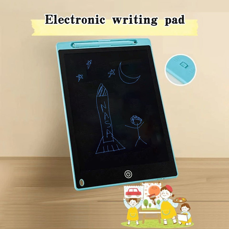 12-Inch LCD Writing Tablet - Erasable Doodle Board for Children, Reusable Learning Notepad 12-Inch LCD Writing Tablet - Erasable Doodle Board for Children, Reusable Learning Notepad