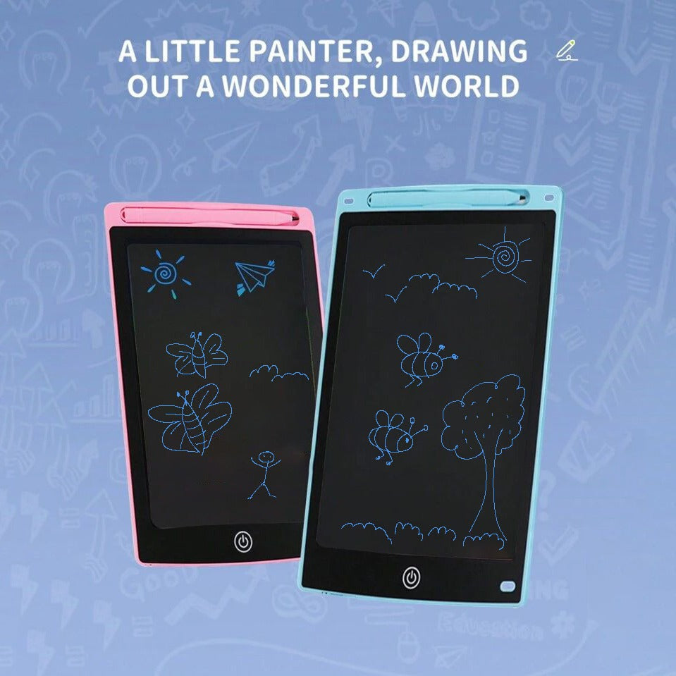 2 on LCD Writing Tablet with different drawings