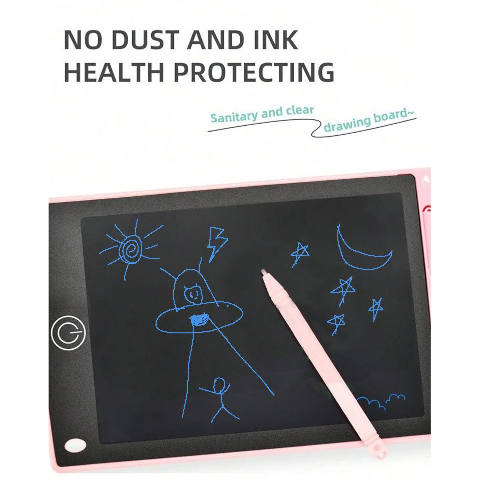 12-Inch LCD Writing Tablet - Erasable Doodle Board for Children, Reusable Learning Notepad 12-Inch LCD Writing Tablet - Erasable Doodle Board for Children, Reusable Learning Notepad