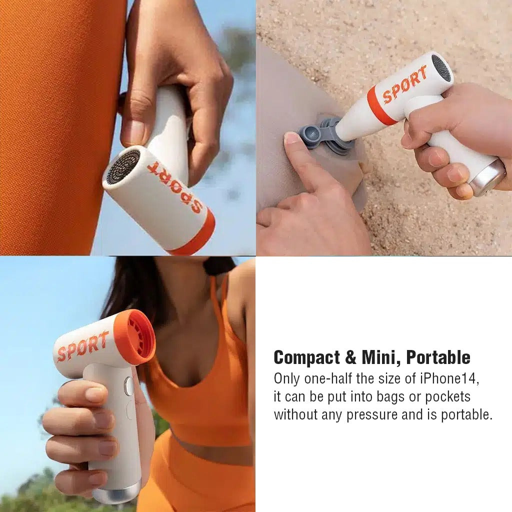 One Touch High Speed Mini Fan - Air Dryer, Portable Air Blower One Touch High Speed Mini Fan - Air Dryer, Portable Air Blower
