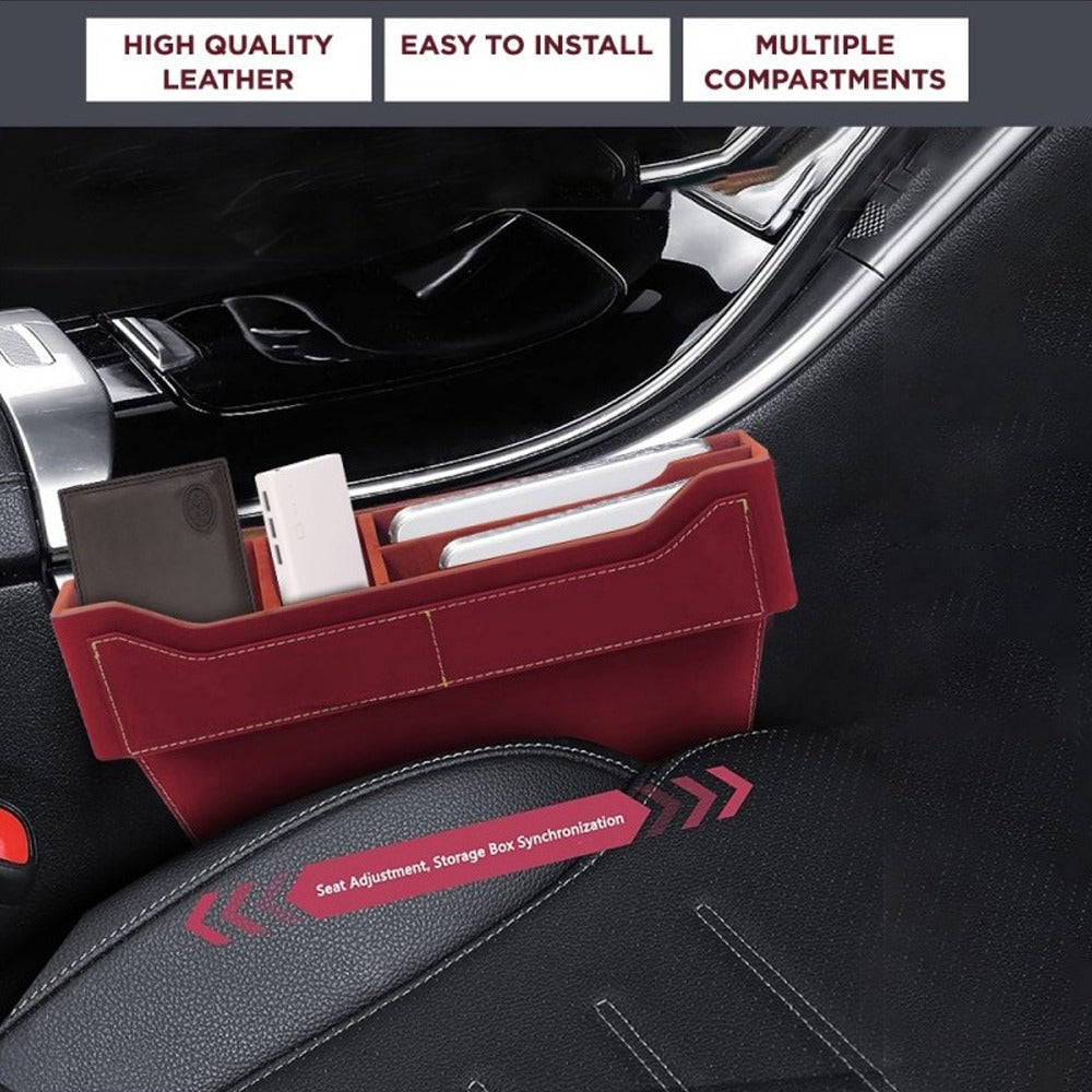 feature of Zhuse Car Seat Seam Storage Box