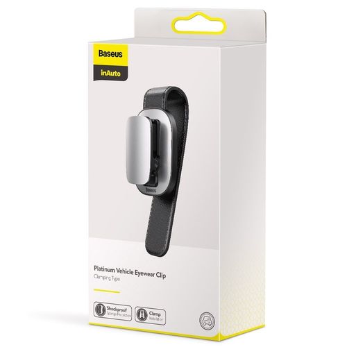 Baseus Platinum Vehicle Eyewear Clip - Car Sunglass Holder Baseus Platinum Vehicle Eyewear Clip - Car Sunglass Holder