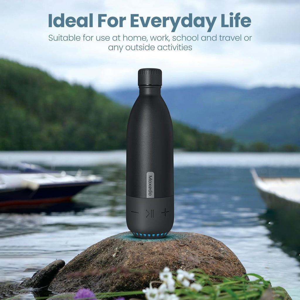 Moxedo Wireless Speaker Vaccum Flask, Double Wall Vaccum Insulated Moxedo Wireless Speaker Vaccum Flask, Double Wall Vaccum Insulated