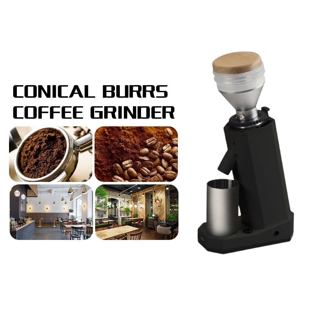 MACNOA Coffee Grinder, Titanium Burr with Optimal Control Over Grind Size MACNOA Coffee Grinder, Titanium Burr with Optimal Control Over Grind Size