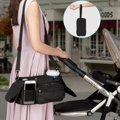 Stroller Organizer Bag, Stroller Storage Bag with Shoulder Strap Stroller Organizer Bag, Stroller Storage Bag with Shoulder Strap