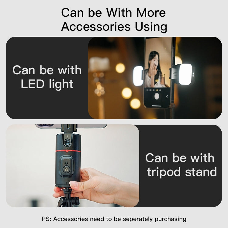 A Person is Operating Yesido Wireless 360° Auto Face and Gesture Tracking Tripod.