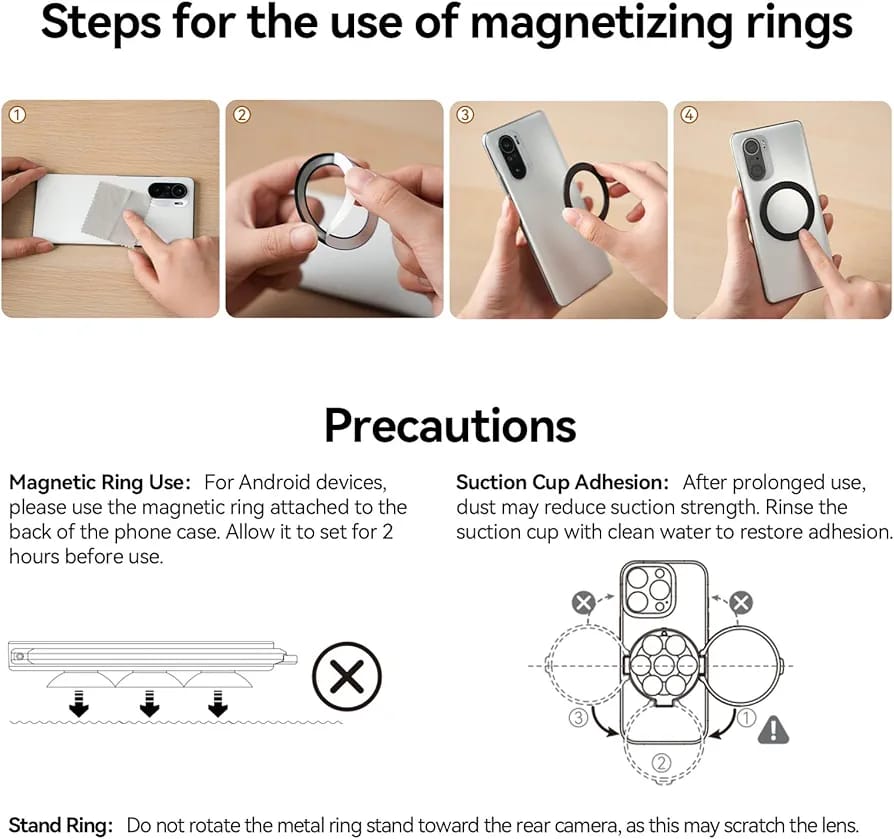 Telesin Magnetic Phone Mount, Magnetic Phone Holder Mount Bracket Telesin Magnetic Phone Mount, Magnetic Phone Holder Mount Bracket