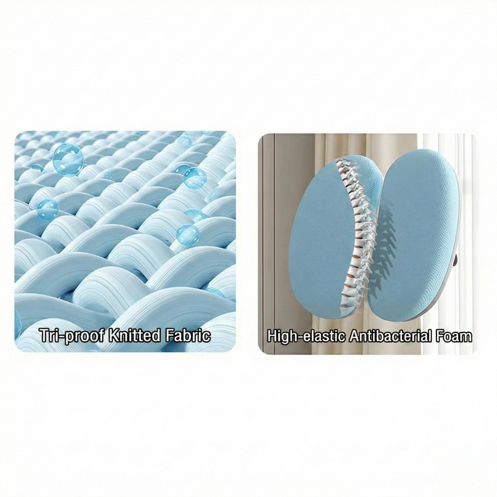 Kids Study Desk and Chair Set, Height Adjustable Children Furniture Set