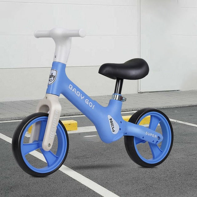 Kids Balance Bike, 2-Wheel Pedal-Free Toddler Training Bicycle with Adjustable Seat