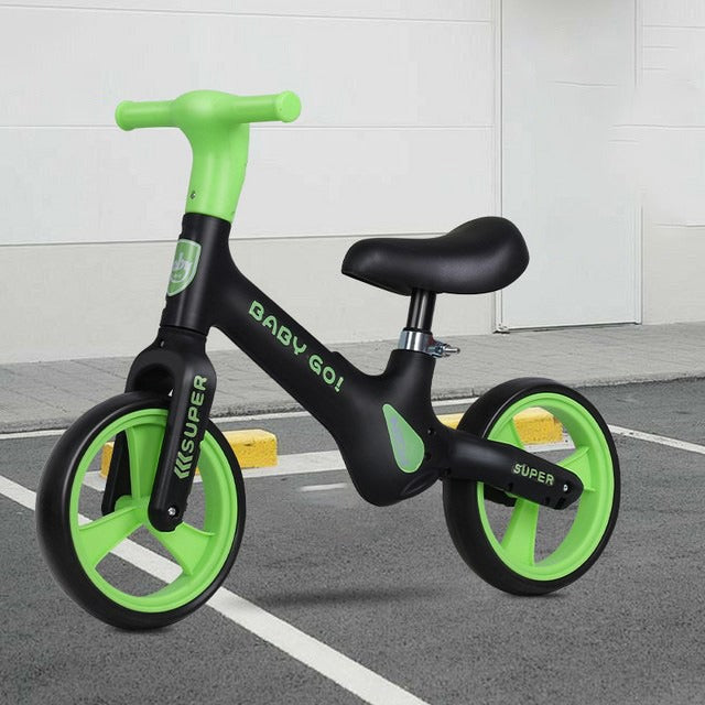 Kids Balance Bike, 2-Wheel Pedal-Free Toddler Training Bicycle with Adjustable Seat