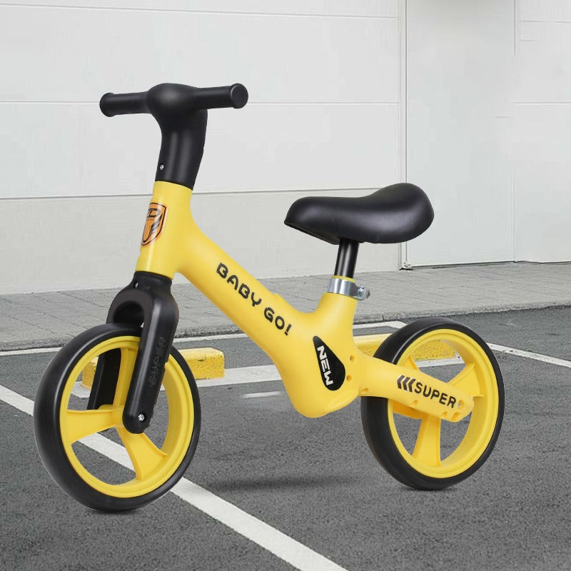 Kids Balance Bike, 2-Wheel Pedal-Free Toddler Training Bicycle with Adjustable Seat