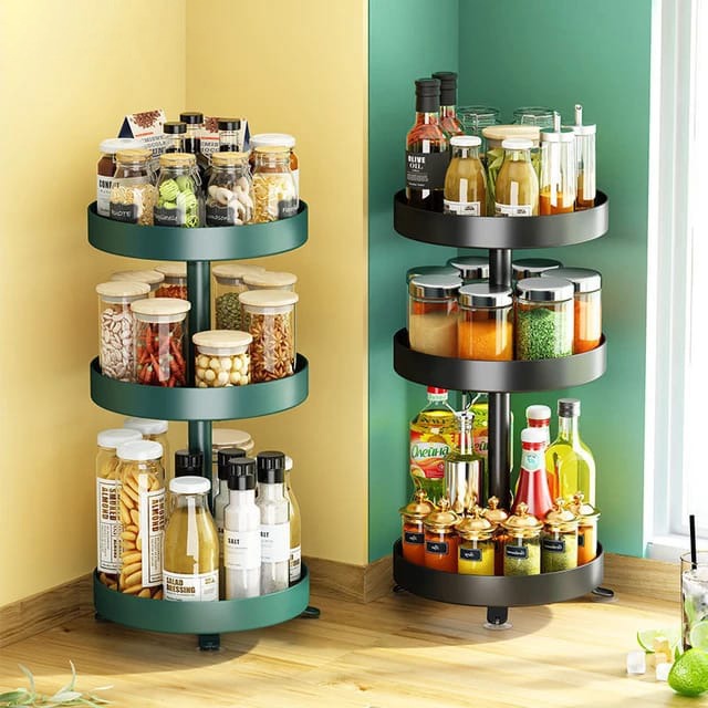 Kitchen Spice Storage Rack Organizer, Condiment Rack Shelf