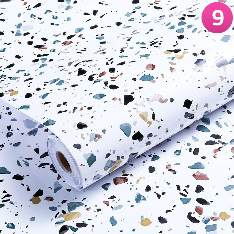 Waterproof Non-slip Kitchen Wallpaper, Self-Adhesive Wear Resistant Thickened Kitchen Marble Pattern Sticker Waterproof Non-slip Kitchen Wallpaper, Self-Adhesive Wear Resistant Thickened Kitchen Marble Pattern Sticker