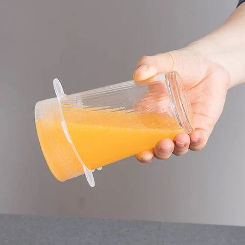 6 Pcs Silicone Lid Food Storage Covers Set 6 Pcs Silicone Lid Food Storage Covers Set